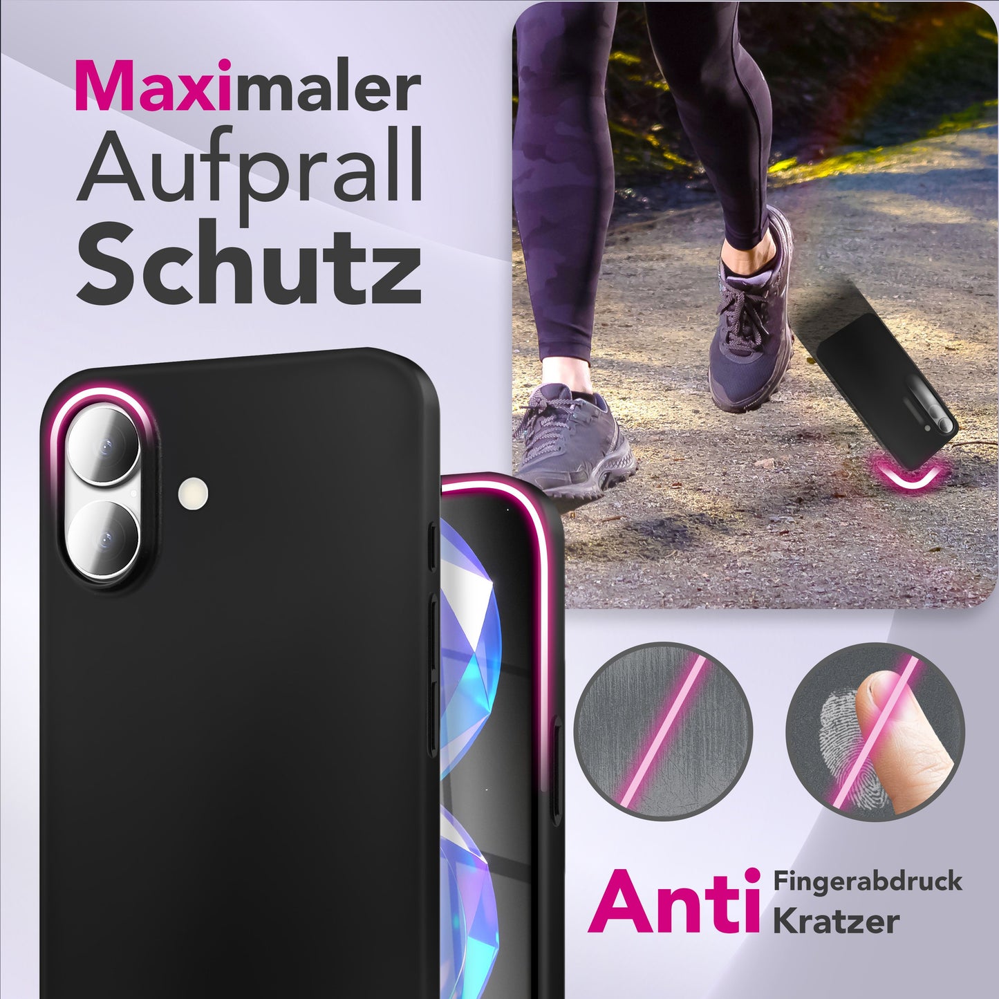 NALIA Phantom Hülle für iPhone 17 – 0,3 mm Ultra-Slim