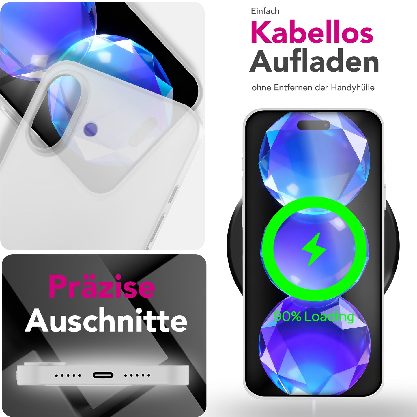 NALIA Phantom Hülle für iPhone 17 – 0,3 mm Ultra-Slim